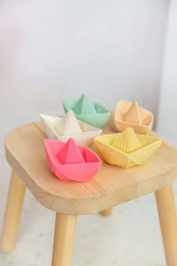 Jouet de bain bateau origami oli&carol