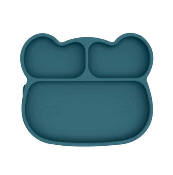Assiette en silicone ours bleu we might be tiny