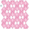 Sticker mural diamants roses lovemae