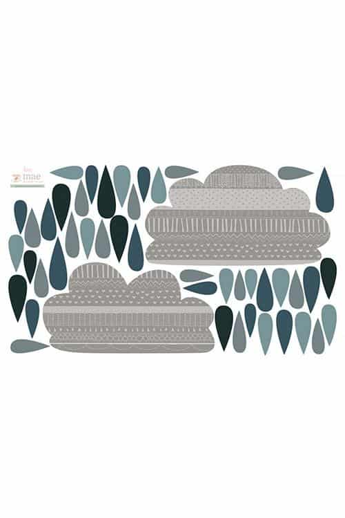 Sticker mural Nuages de pluie