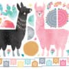 Sticker chambre enfant lamas Love Mae