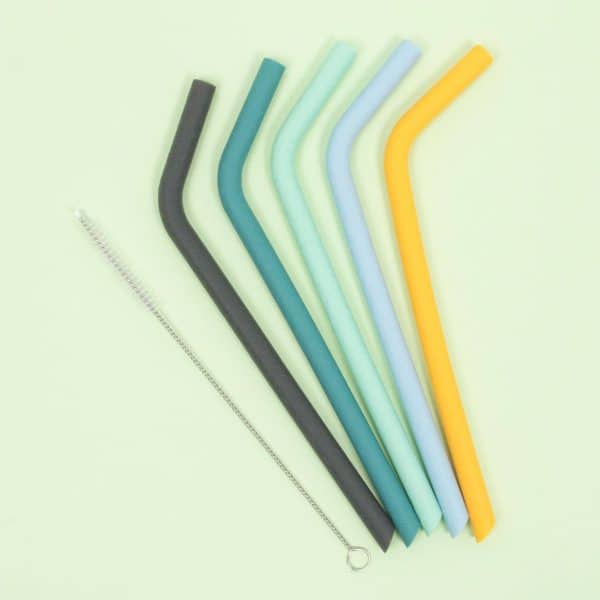 Pailles en silicone Sun & Sky we might be tiny