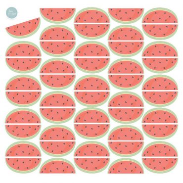 Sticker mural jolies pastèques