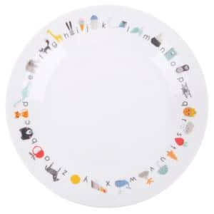 Assiette en porcelaine bébé ABC Lovemae