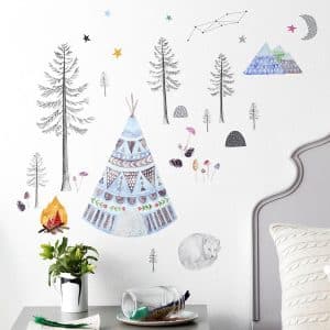 Sticker mural enfant Renard endormi Lovemae