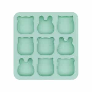 Moule multiportions en silicone vert pour enfants We Might Be Tiny