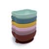 bols pour enfant en silicone avec ventouse et couvercle we might be tiny