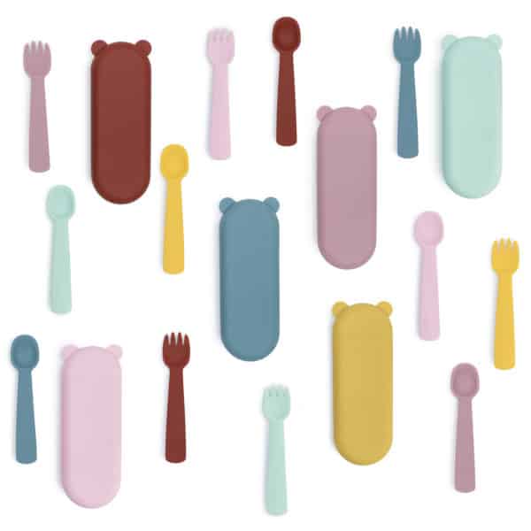 Couverts pour bébé en silicone we might be tiny
