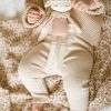 Doudou en crochet agneau rose Patti Oslo