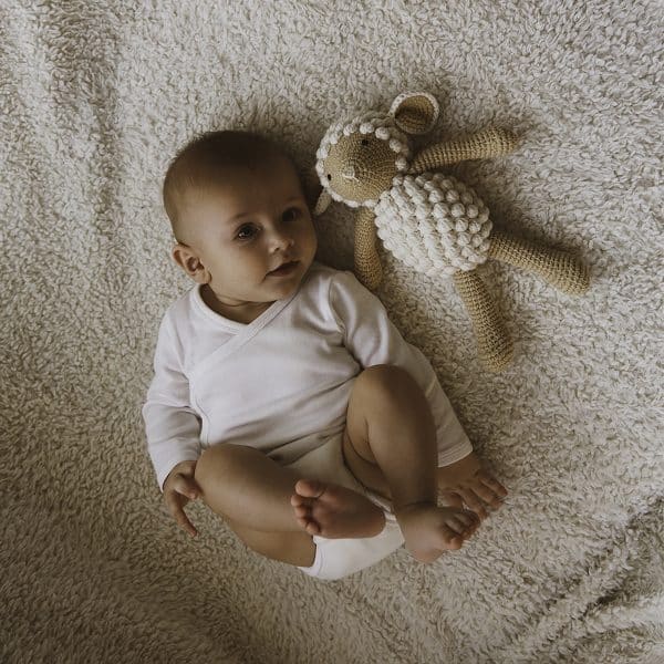 Doudou en crochet mouton beige Patti Oslo