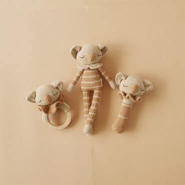 Anneau de dentition en crochet koala