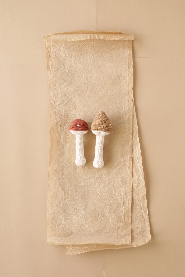 Hochets en crochet champignons Patti Oslo