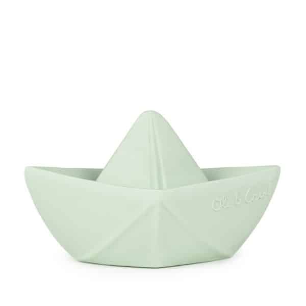 Jouet de bain Bateau Origami menthe Oli & Carol