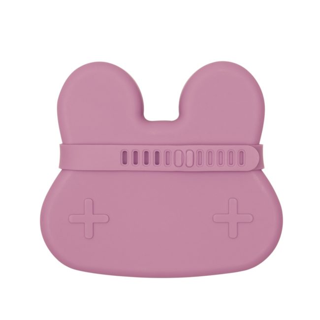 boîte à gouter en silicone lapin rose we might be tiny
