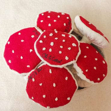 Kit de couture Spot et Spotty le champignon