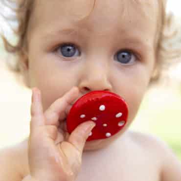 Anneau de dentition Spotty le champignon