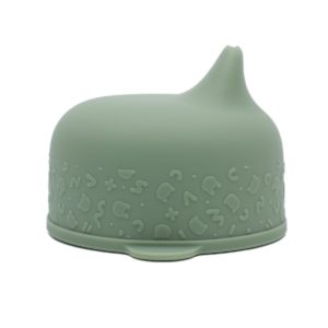 couvercle gobelet en silicone vert we might be tiny