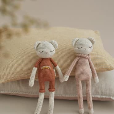 Doudou en crochet ourson