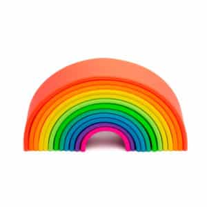 Jouet en silicone grand arc-en-ciel neon dena