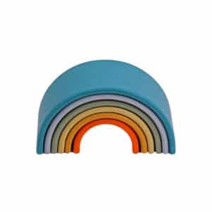 Jouet en silicone petit arc-en-ciel nature dena