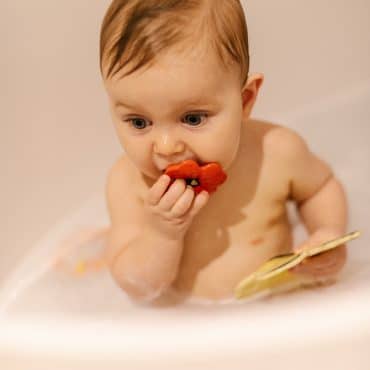 Anneau de dentition Pop le coquelicot