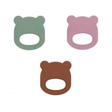 Anneau de dentition en silicone ours