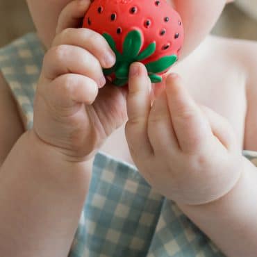 Mini anneau de dentition Sweetie la fraise