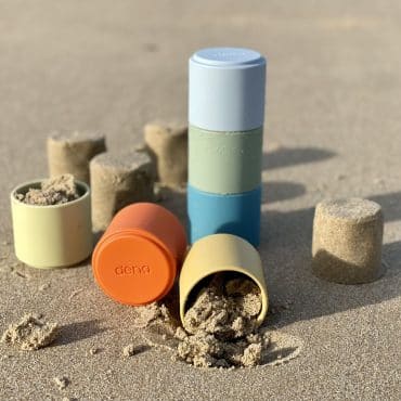 Gobelets à empiler en silicone