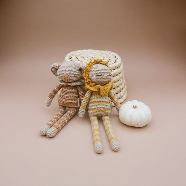 Doudous en crochet lion et koala Patti Oslo