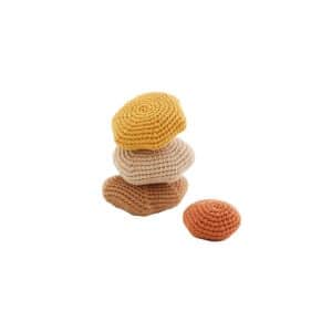 Galets à empiler en crochet Beige Patti Oslo