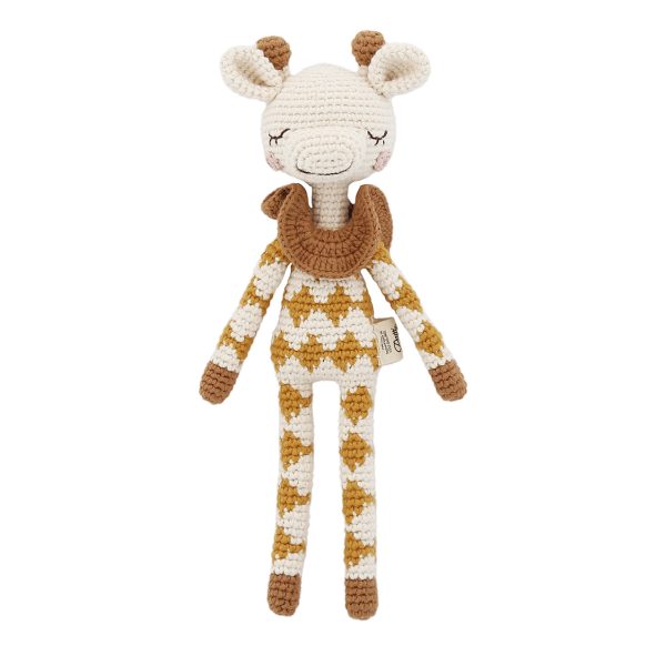 Doudou en crochet Goldie la Girafe Patti Oslo