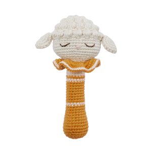 Hochet en crochet agneau Patti Oslo