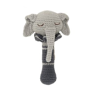 Hochet en crochet éléphant Patti Oslo