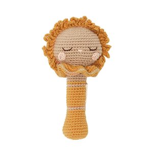 Hochet en crochet lion Patti Oslo