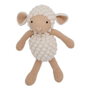 Doudou en crochet mouton beige Patti Oslo