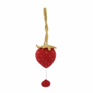 Mobile musical en crochet Fraise Patti Oslo