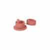 Bouchon paille en silicone Rose pour gourde Pura