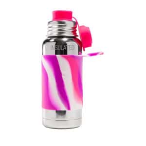 Gourde isotherme en inox Sport 475ml Pink Swirl Pura