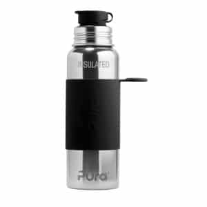 Gourde isotherme en inox Sport 650ml Black Pura