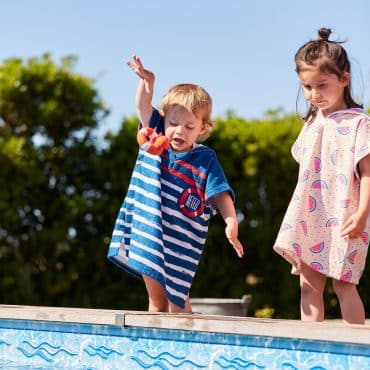 Poncho de bain enfant Sailor Stripes