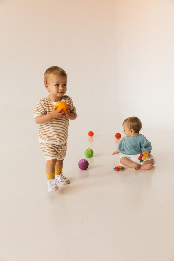 Balle pour bébé orange Oli&Carol