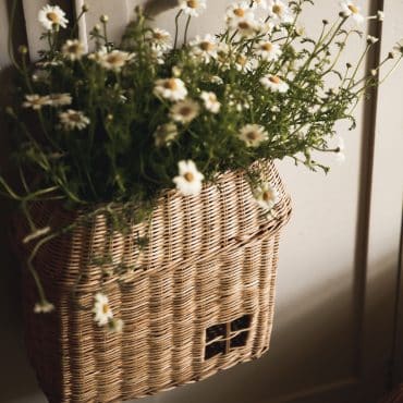 Panier en rotin à suspendre Hutch