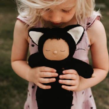 Doudou Cozy Dinkums chat Black Cat Nox