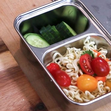 Lunch box en inox grand format