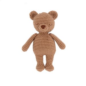Doudou en crochet petit ours brun Patti Oslo