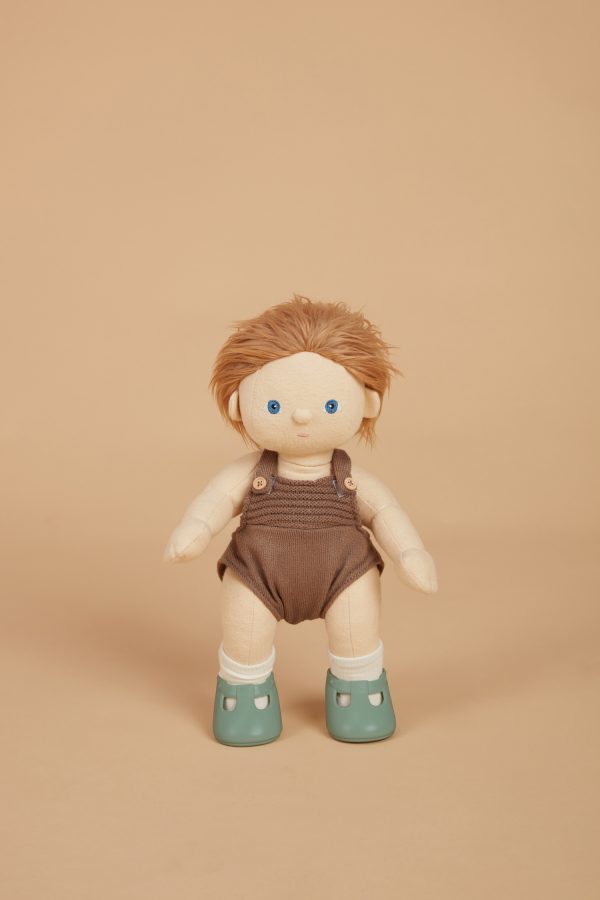 Chaussures Basil Green pour poupée Dinkum Doll Olli Ella