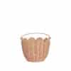 Panier en rotin Tulipe avec anse rose Olli Ella